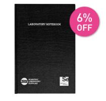 SLS Select Laboratory Notebook - Black NEW £8.56