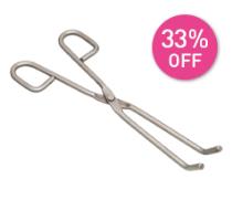 Crucible Tongs Stainless Steel 200mm Straight NEW £15.26