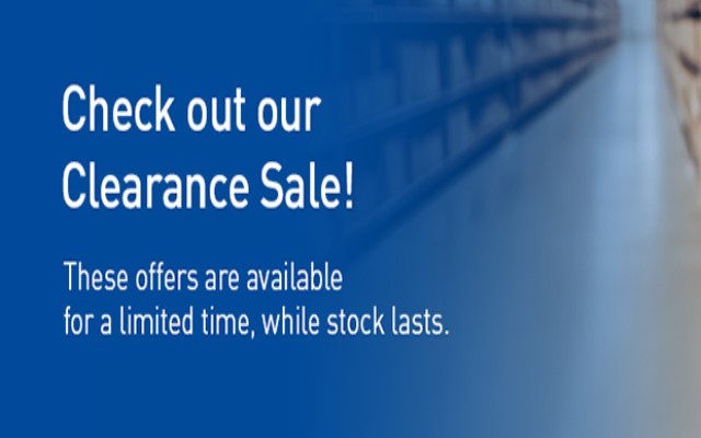 Clearance sale!