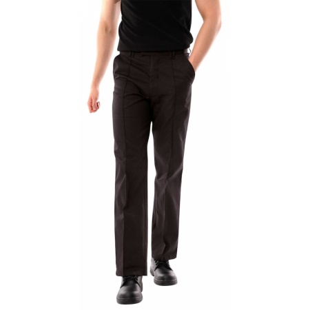 Mens Black Polyester Cotton Wo, SAF2330, WORK IN STYLE