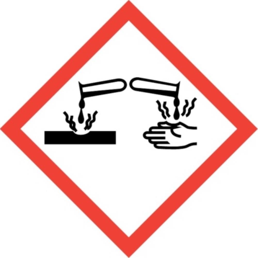 GHS05 (Corrosive) Warning Tape | SC250-28 | SE